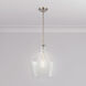 Puckette 1 Light 13.75 inch Brushed Nickel Pendant Ceiling Light